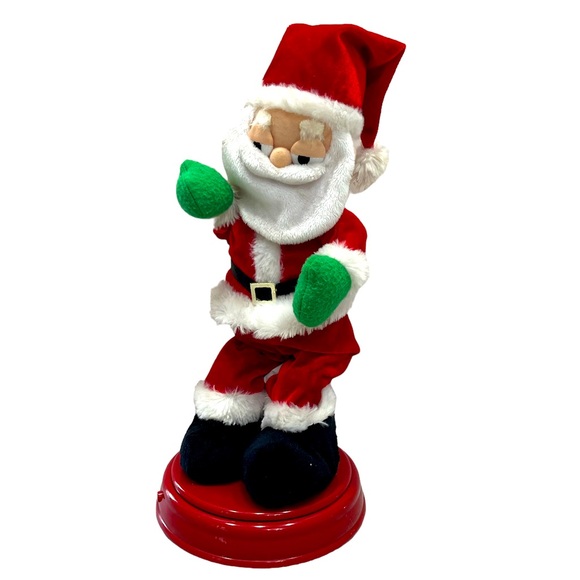 Gemmy animated dancing singing booty shaking Santa Claus Christmas decoration